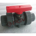 Double union plastic pvc ball valve